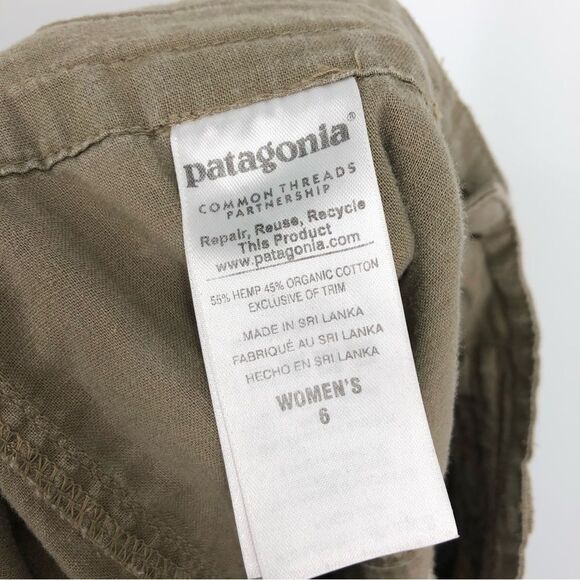 PATAGONIA Island Hemp Shorts 8-Inch Womens Size 6 - Picture 6 of 6